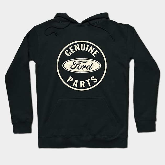 Vintage Ford Parts 3 by Buck Tee Originals Hoodie by Buck Tee